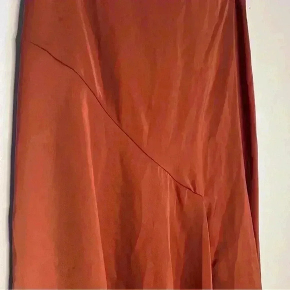 Target Who What Wear Rust Orange Slip Skirt, Size 4, EUC - Picture 2 of 6